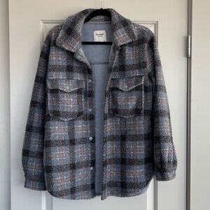 Abercrombie & Fitch Plaid Shacket